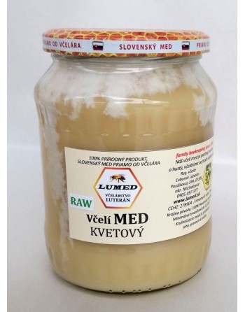Kvetový včelí med RAW jarný...